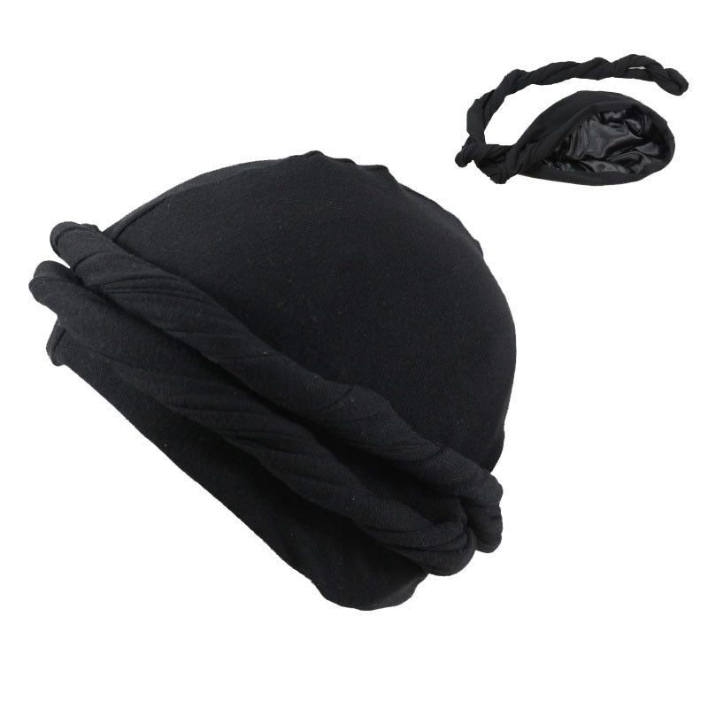 Easy Wrap Satin Lined Turbans