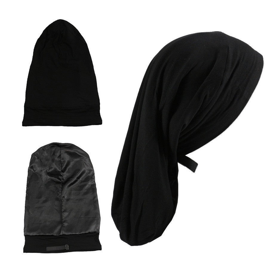 XL Satin Lined Cap (fits extra long hair, braids and locs)