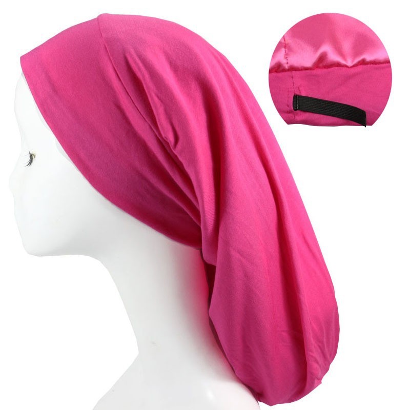 XL Satin Lined Cap (fits extra long hair, braids and locs)