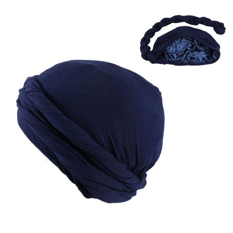 Easy Wrap Satin Lined Turbans