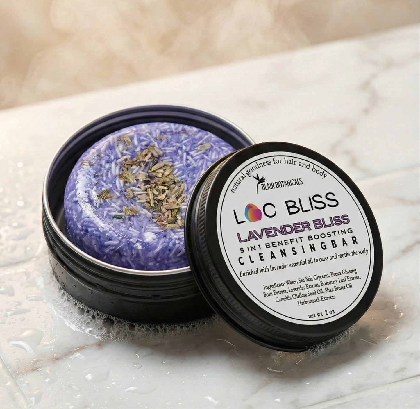 No Buildup Loc Shampoo Bars for Natural Hair