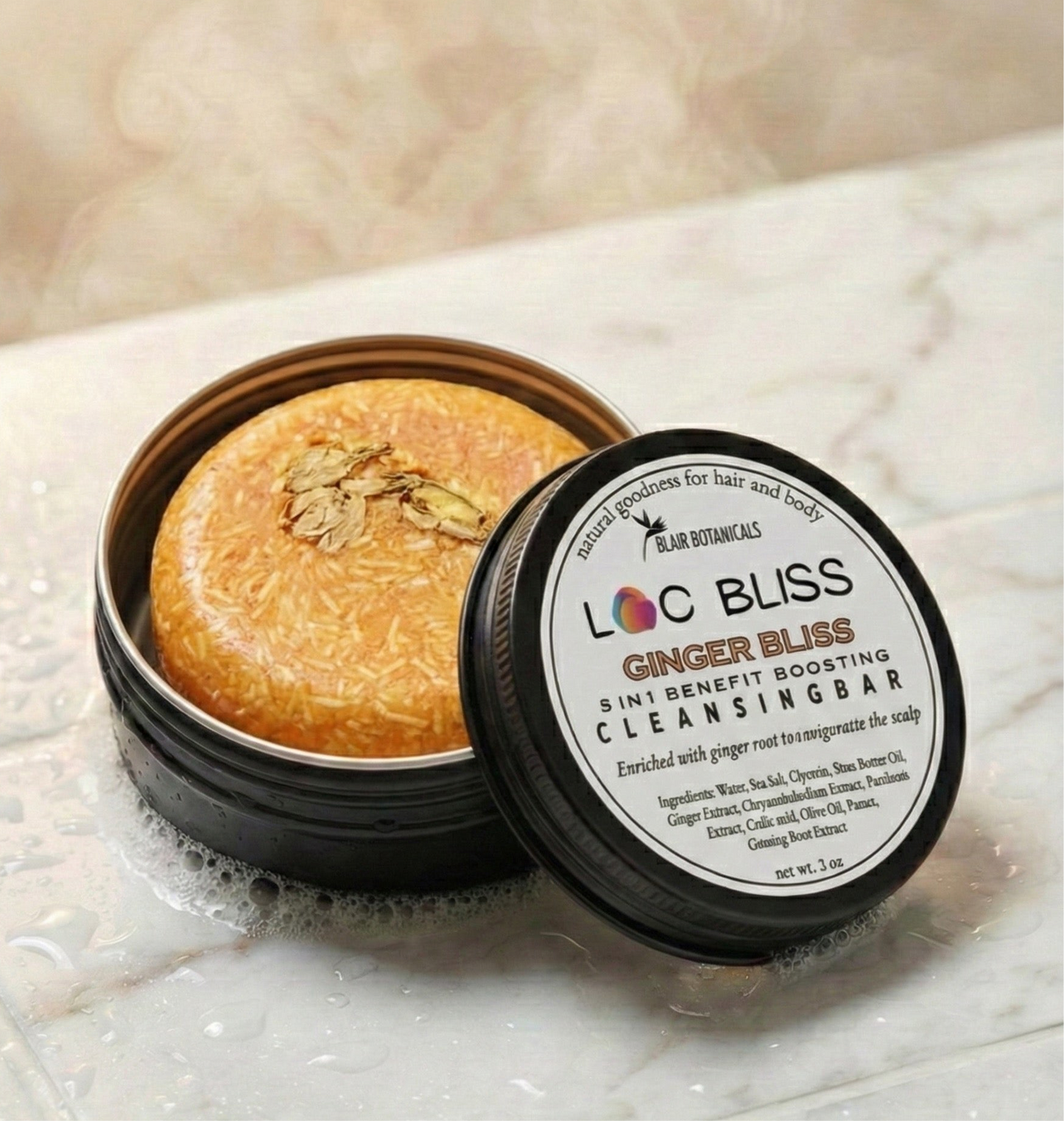 No Buildup Loc Shampoo Bars for Natural Hair