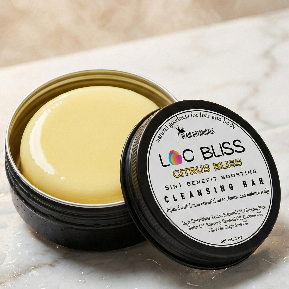 Loc Bliss Cleansing Bar — Residue-Free Loc Shampoo Bar | Natural Hair & Locs