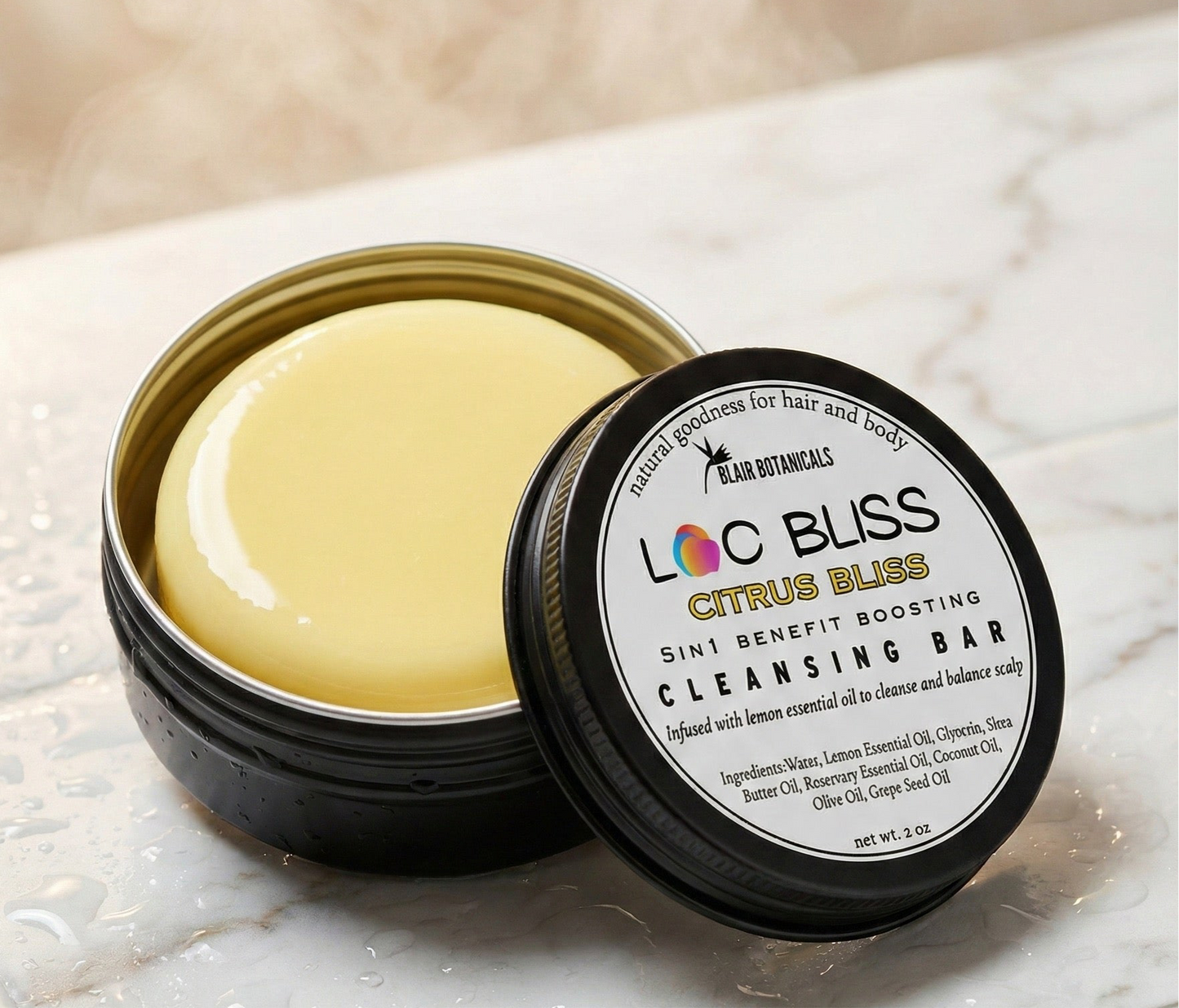 No Buildup Loc Shampoo Bars for Natural Hair