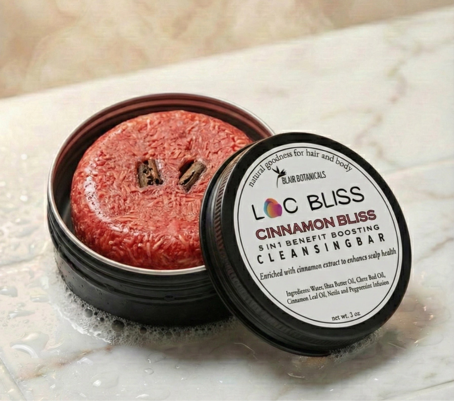 No Buildup Loc Shampoo Bars for Natural Hair