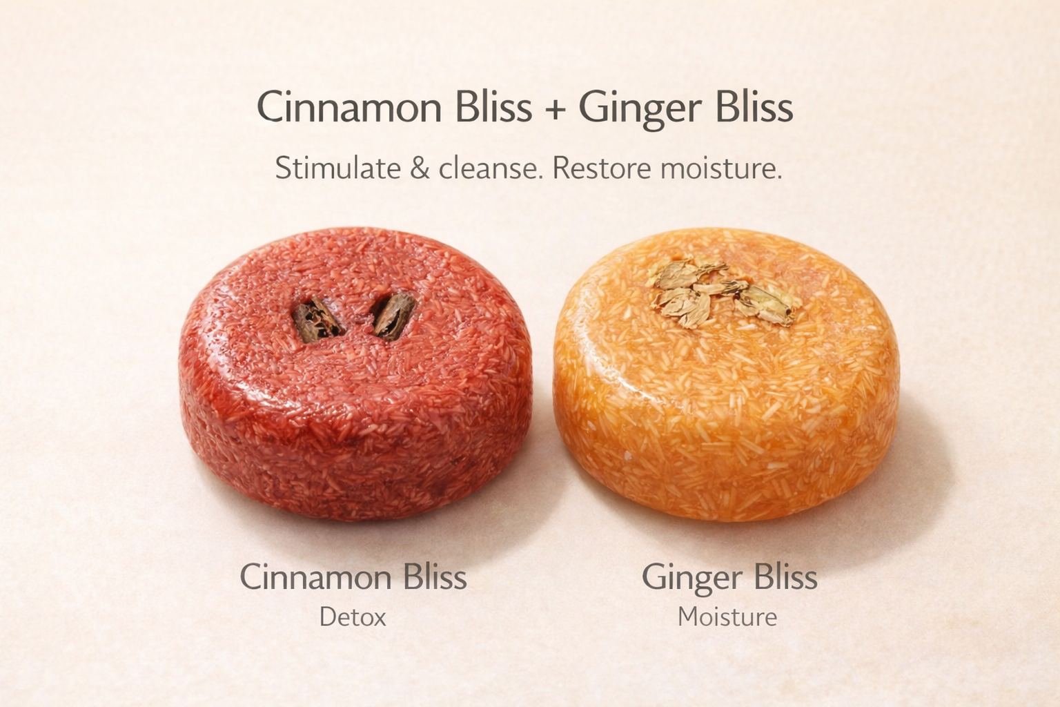 Blair Botanicals Loc Bliss 2 Step Cleansing Bar Duo bar detail.