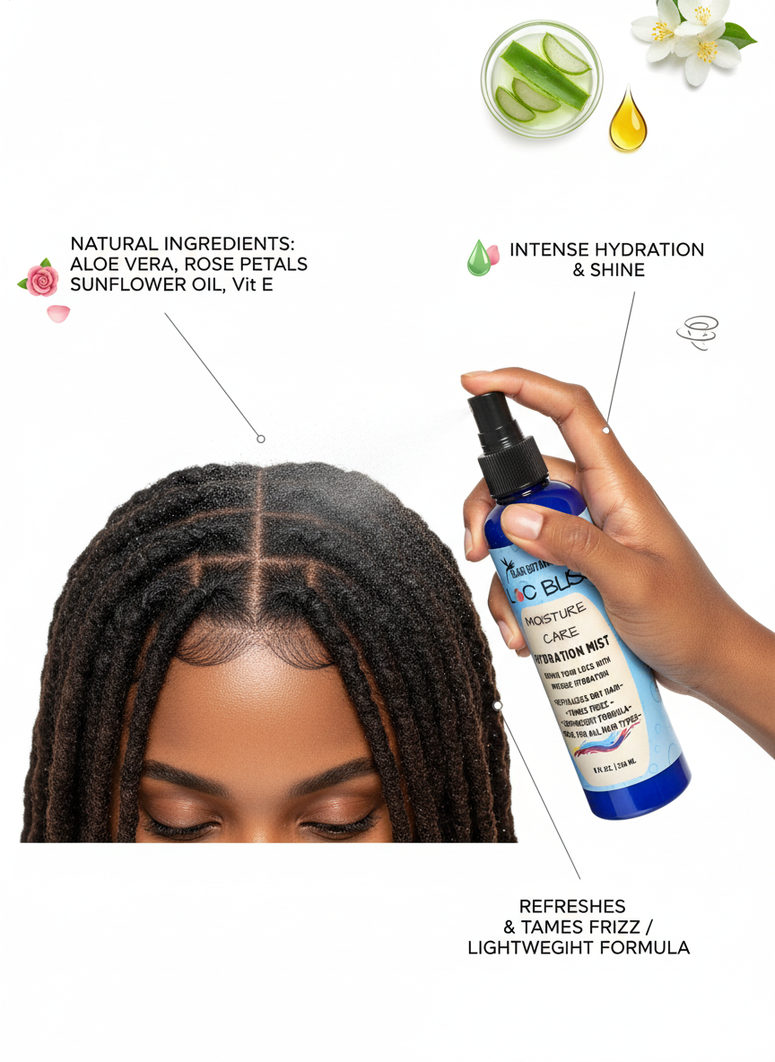 Grow & Glow Loc Care Bundle — 2 Bars + Mist + Serum