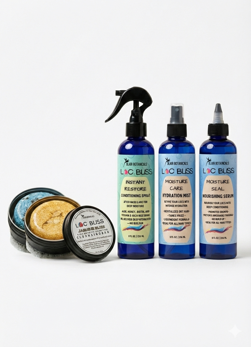 No Buildup Loc Shampoo Bars for Natural Hair