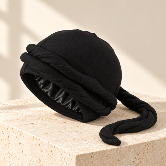 Easy Wrap Satin Lined Turbans