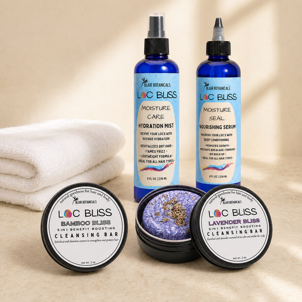 Grow & Glow Loc Care Bundle — 2 Bars + Mist + Serum