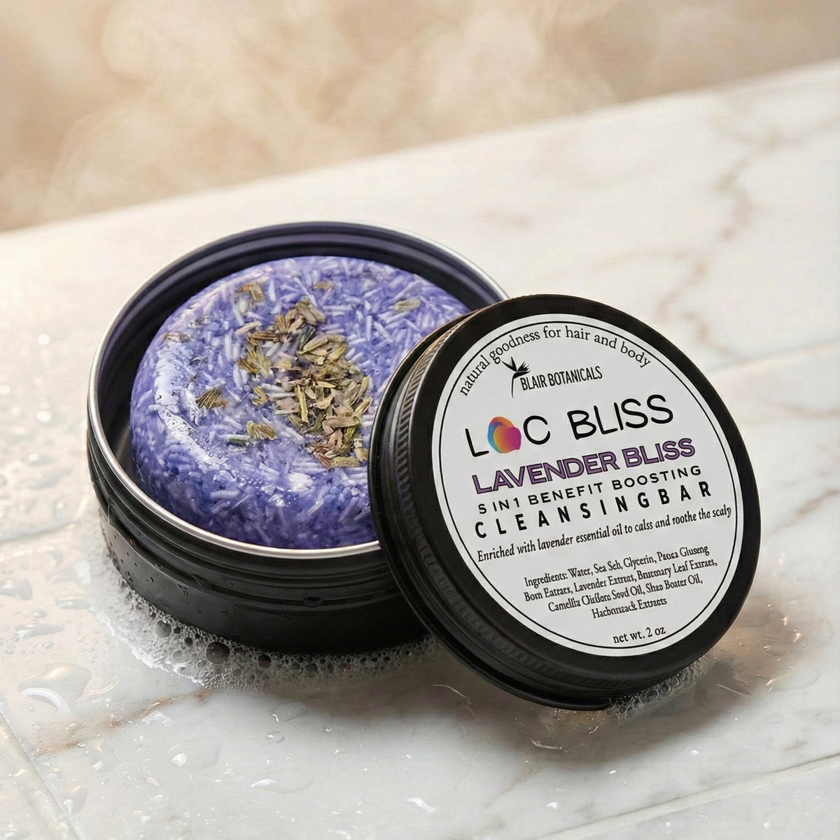 Loc Bliss Cleansing Bar — Residue-Free Loc Shampoo Bar | Natural Hair & Locs