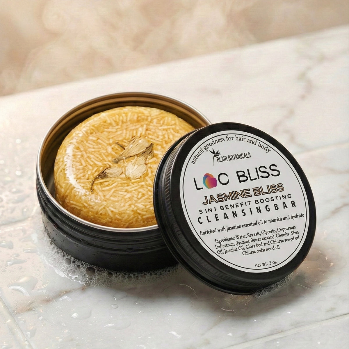 Loc Bliss Cleansing Bar — Residue-Free Loc Shampoo Bar | Natural Hair & Locs