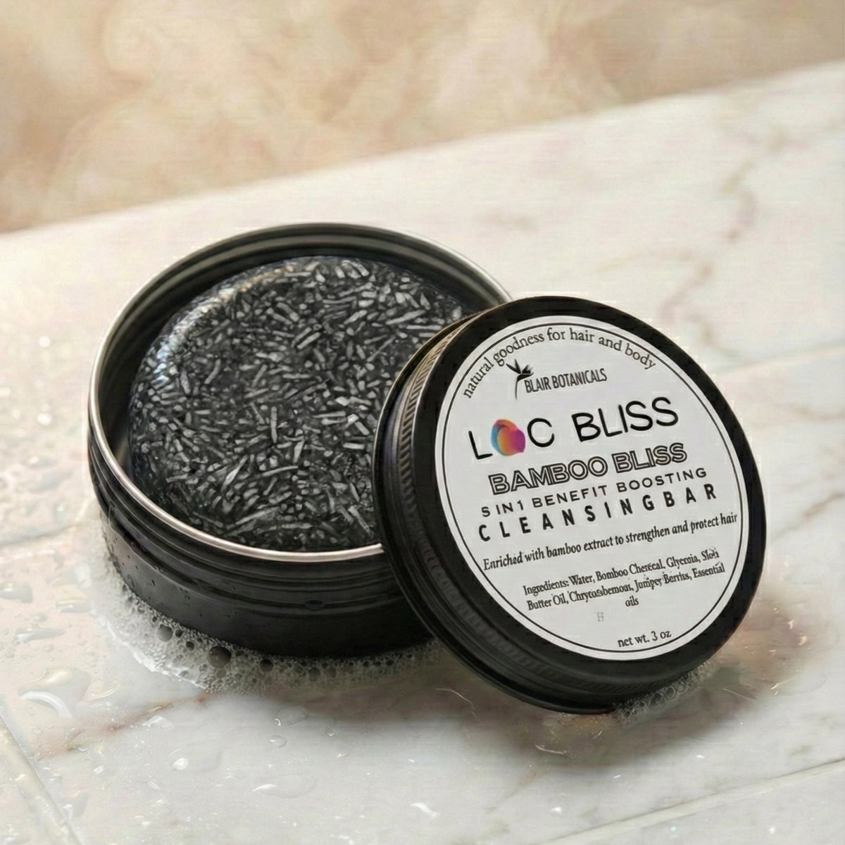 Loc Bliss Cleansing Bar — Residue-Free Loc Shampoo Bar | Natural Hair & Locs