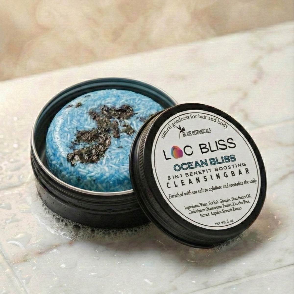 Loc Bliss Cleansing Bar — Residue-Free Loc Shampoo Bar | Natural Hair & Locs