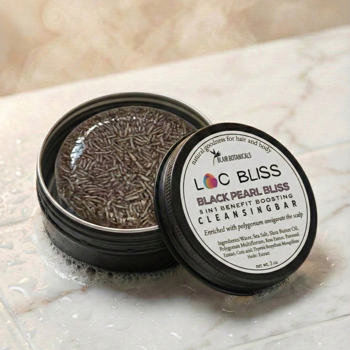 Loc Bliss Cleansing Bar — Residue-Free Loc Shampoo Bar | Natural Hair & Locs