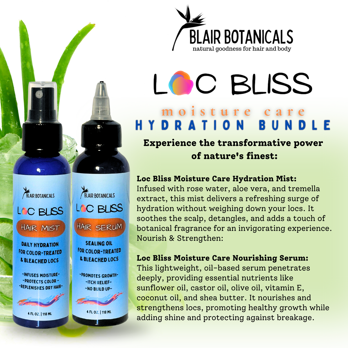 Moisture Care Bundle: Hydration Mist and Nourishing Serum