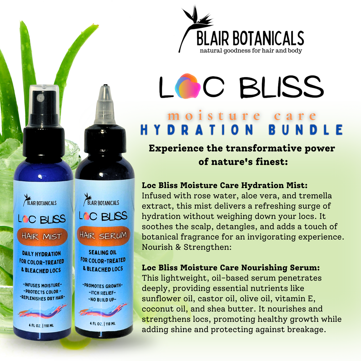 Loc Moisture Care Bundle – Hydration Mist & Nourishing Serum