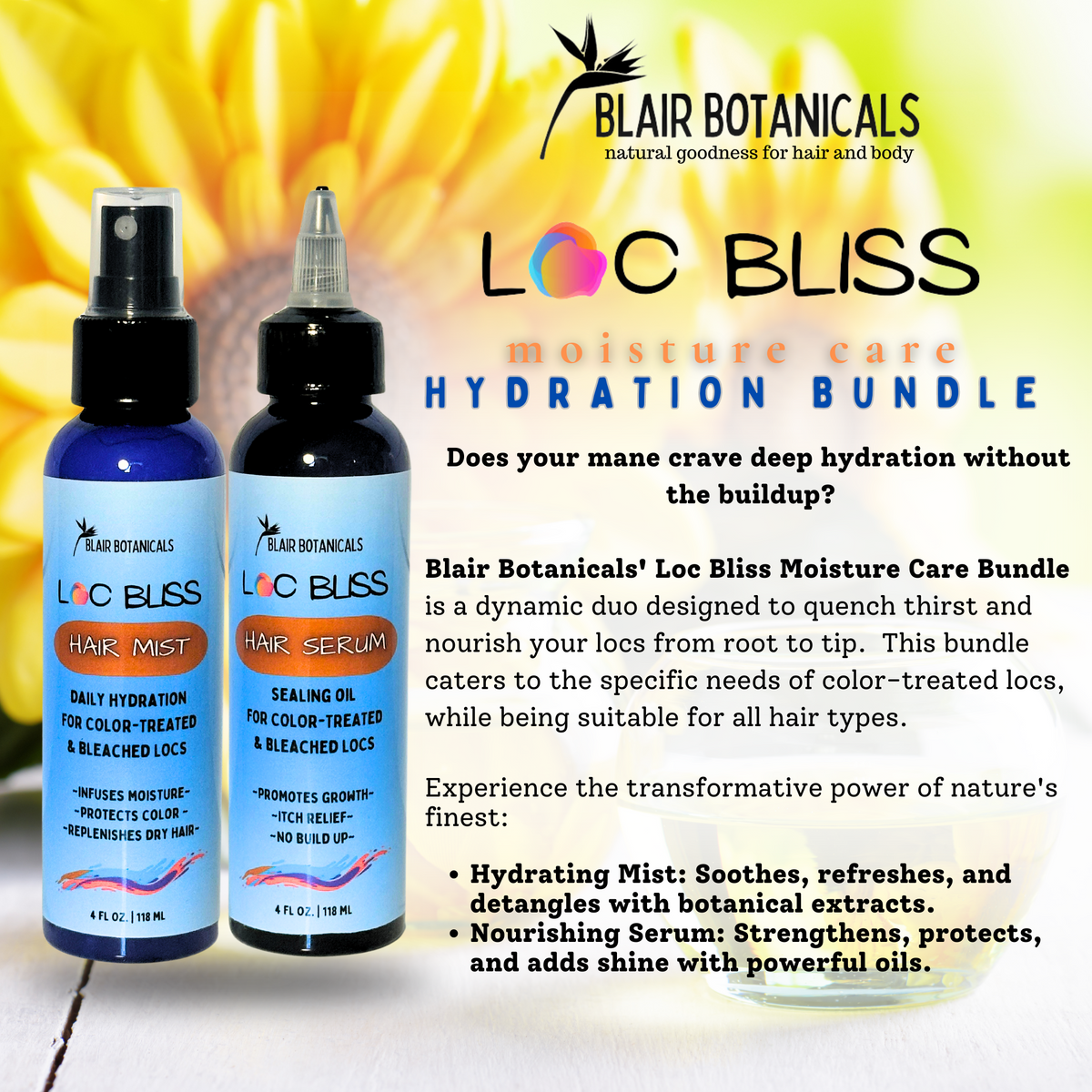 Loc Bliss Moisture Care - Nourishing Serum