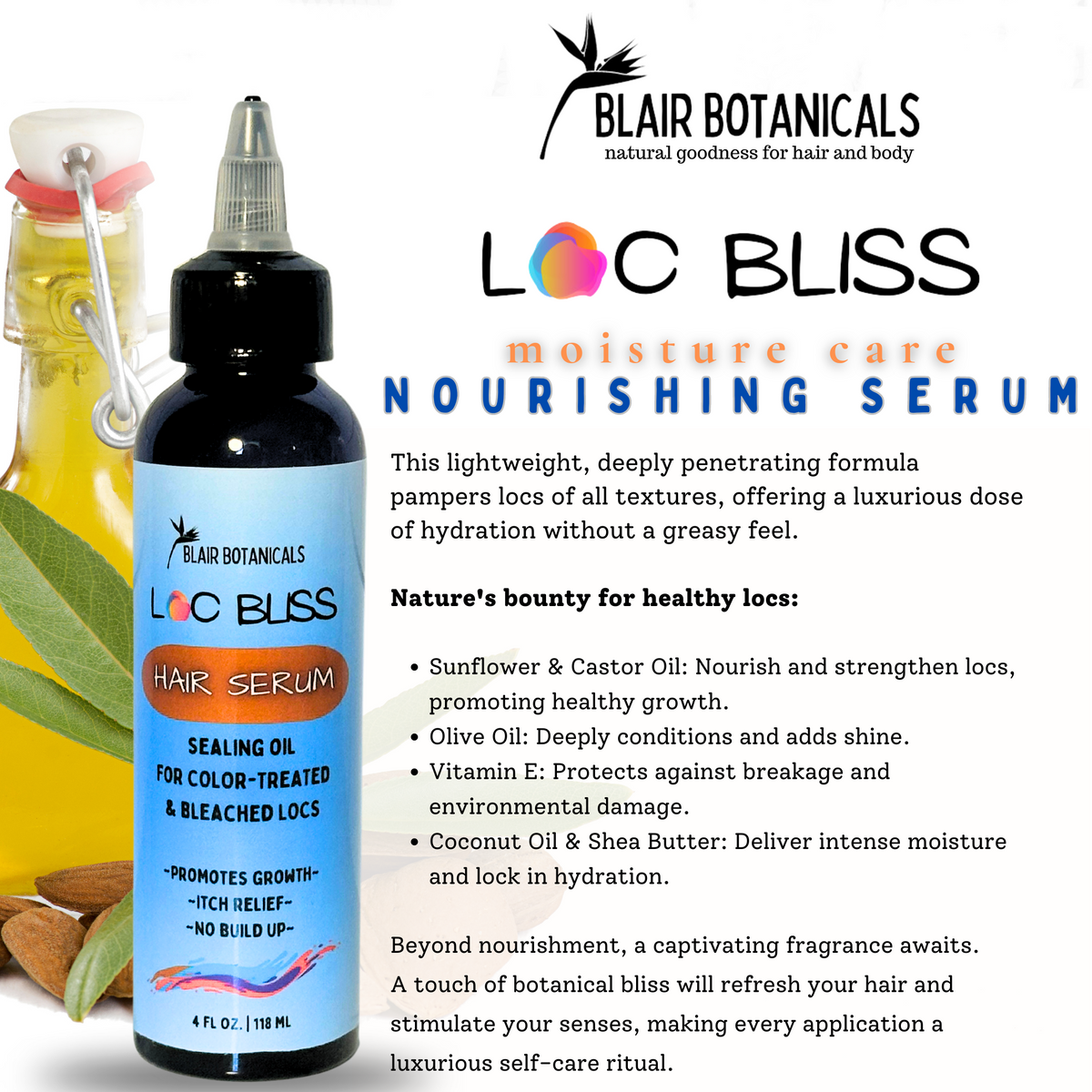 Loc Bliss Moisture Care - Nourishing Serum