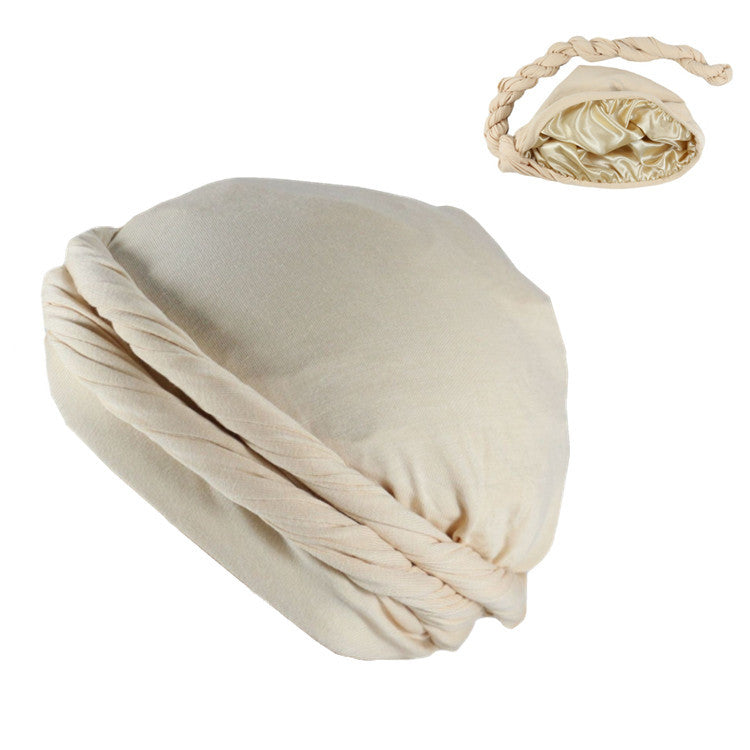 Easy Wrap Satin Lined Turbans