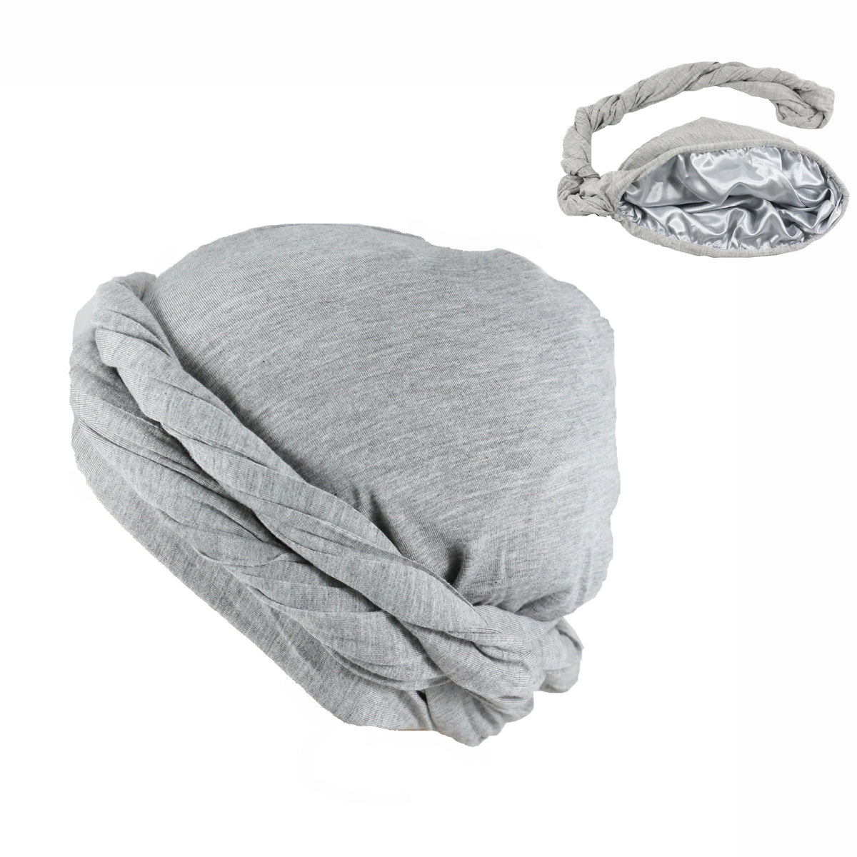 Easy Wrap Satin Lined Turbans